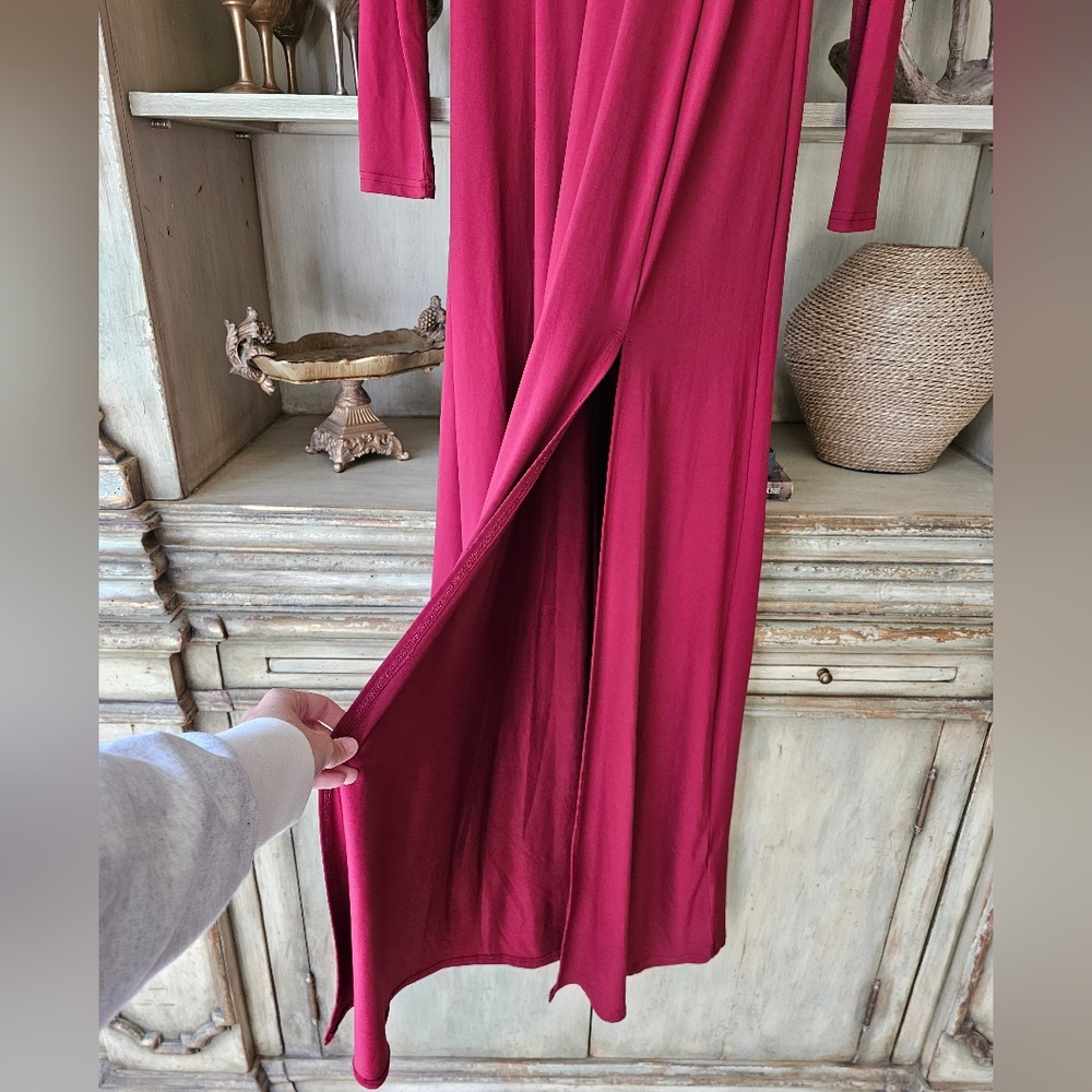 Baltic Born Arianna Merlot Maxi Dress - Picture 6 of 11